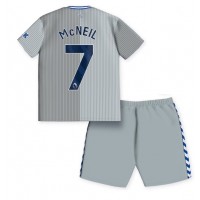 Everton Dwight McNeil #7 Tredje trøje Børn 2023-24 Kortærmet (+ Korte bukser)